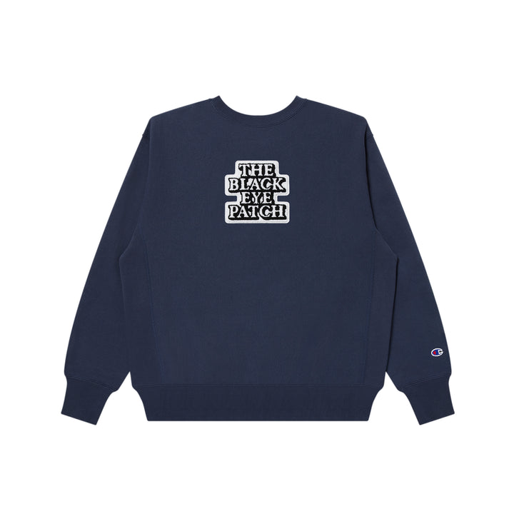 CHAMPION OG LABEL CREW SWEAT DARK NAVY