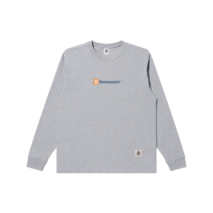 DOLLAR BLOGGER L/S TEE HEATHER GRAY