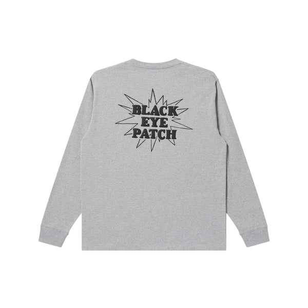 SHIT HAPPENS Long Sleeve T-Shirt, Heather Gray