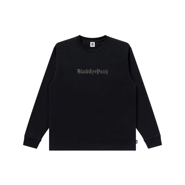 Rhinestoned OE Logo Long Sleeve T-Shirt
