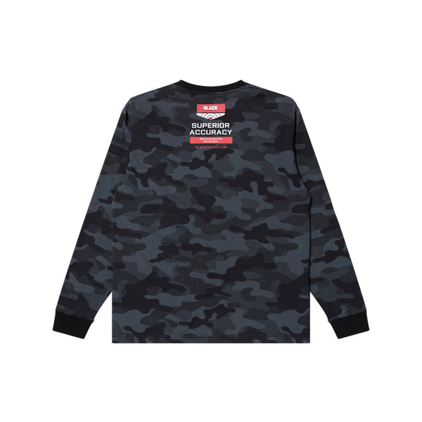 BODY TARGET L/S TEE BLACK CAMO