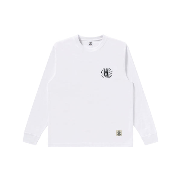 FRESH ICY AIR LOGO L/S TEE WHITE