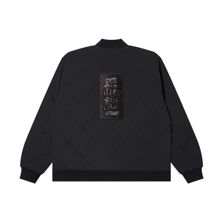 HWC EMBROIDERED QUILTED JACKET BLACK