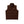 OE LOGO CORDUROY PUFFER VEST BROWN