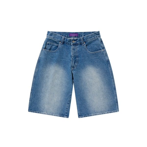 OG DRAGON Baggy Denim Shorts, Indigo