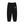 STENCIL LOGO EMBROIDERED SWEAT PANTS BLACK