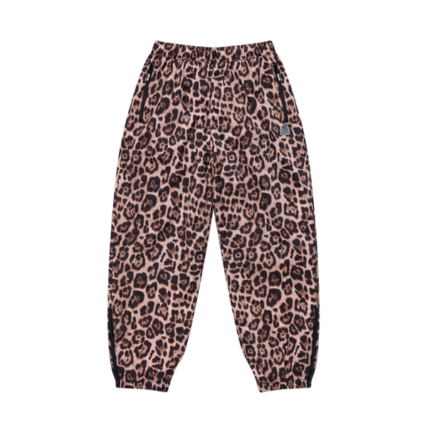 LEOPARD PATTERNED RIPSTOP TRACK PANTS