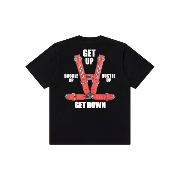 Buckle Hustle Tee, Black