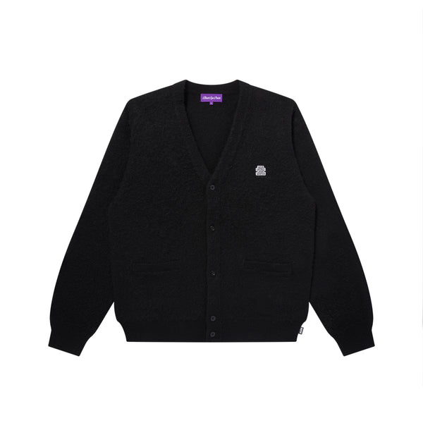 OG LABEL MOHAIR CARDIGAN BLACK