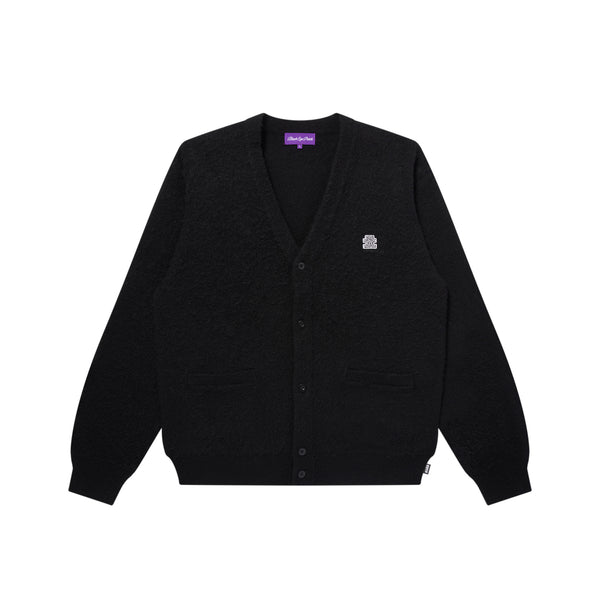 OG LABEL MOHAIR CARDIGAN BLACK