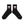 JAPAN FLAG SHORT SOCKS BLACK