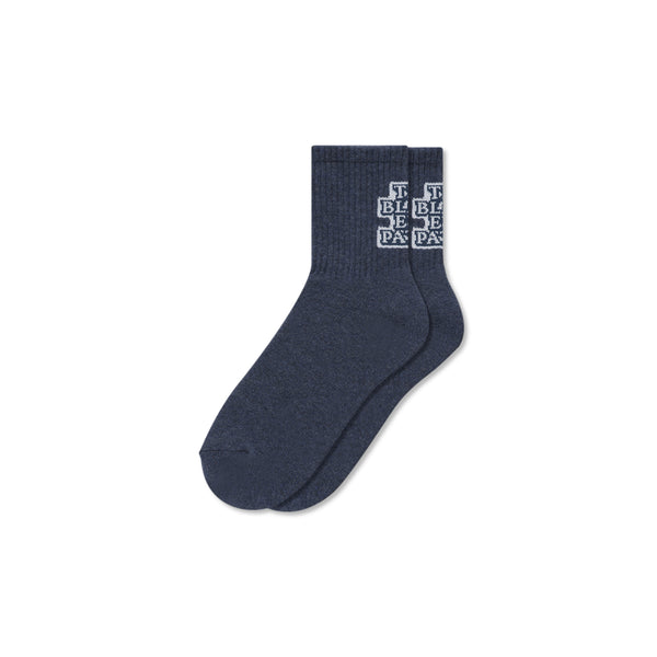 OG LABEL SHORT SOCKS NAVY
