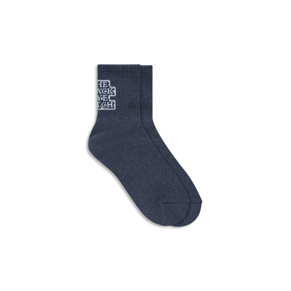 OG LABEL SHORT SOCKS NAVY