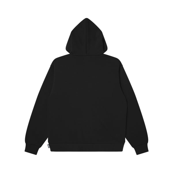 SMALL OG LABEL KOBE TERRY ZIP HOODIE BLACK