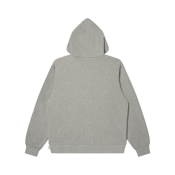 SMALL OG LABEL KOBE TERRY ZIP HOODIE HEATHER GRAY