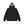 ASSORTED LABELS EMBROIDERED HOODIE BLACK