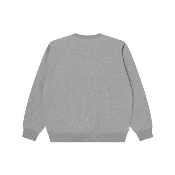 OG BEARS RAGLAN CREW SWEAT HEATHER GRAY