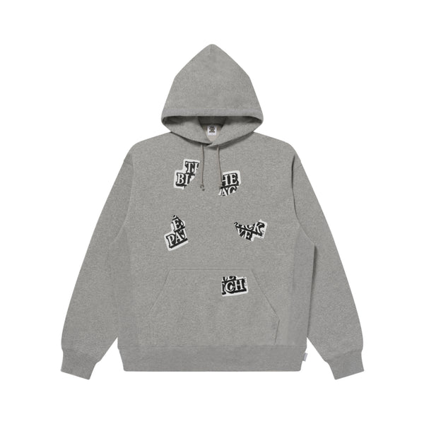 TORN OG LABEL HOODIE HEATHER GRAY