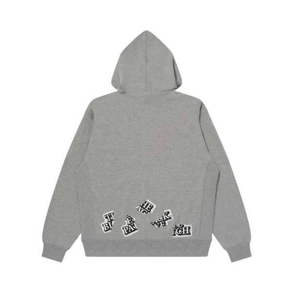 TORN OG LABEL HOODIE HEATHER GRAY