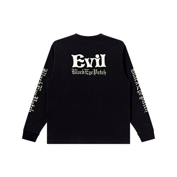 CROSS EVIL L/S TEE BLACK