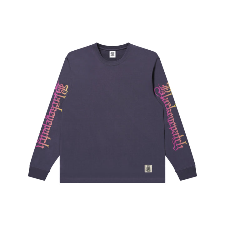 WAVECORE LOGO HEAVYWEIGHT L/S TEE NAVY