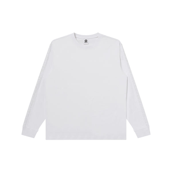 KANJI TAPED HEAVYWEIGHT L/S TEE WHITE