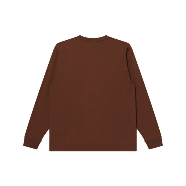 SMALL OG LABEL HEAVYWEIGHT L/S TEE BROWN