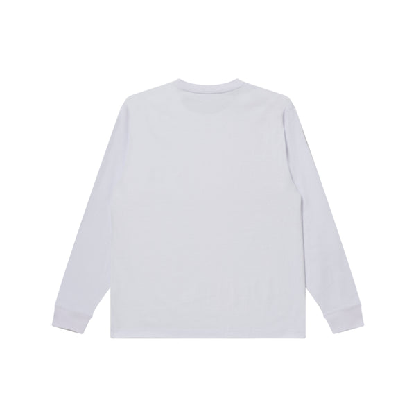 SMALL OG LABEL HEAVYWEIGHT L/S TEE WHITE