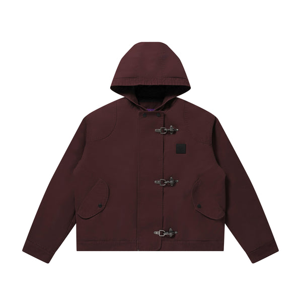 OG SKI MASK FIREMAN JACKET BURGUNDY