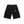 OG LABEL WASHED CARGO BAGGY SHORTS BLACK