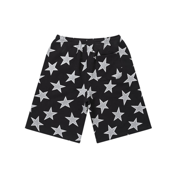 SMALL OG STARS BAGGY SWEAT SHORTS BLACK