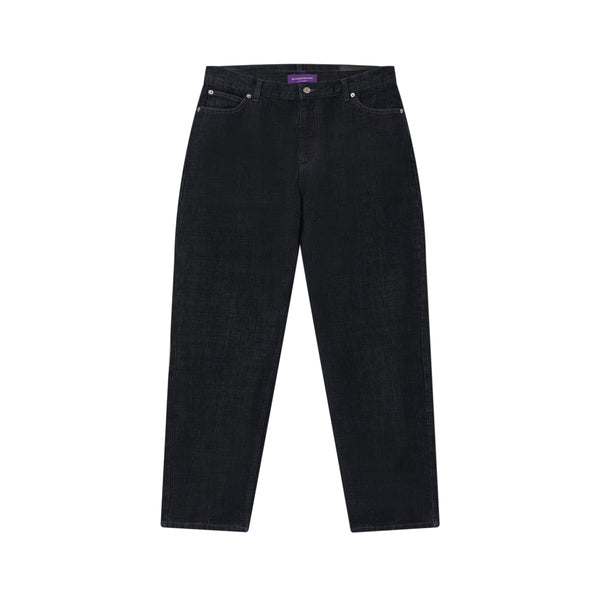 B EMBLEM DENIM PANTS DARK INDIGO