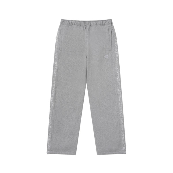 KANJI TAPED HEAVYWEIGHT SWEAT PANTS HEATHER GRAY