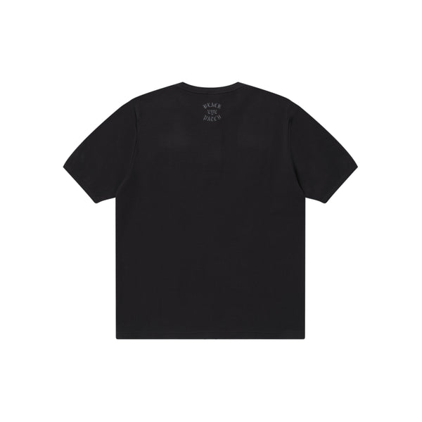 OE COLLEGE HENLEY TEE BLACK