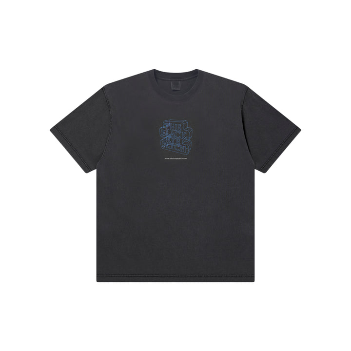 POLYGON OG LABEL TEE WASHED BLACK