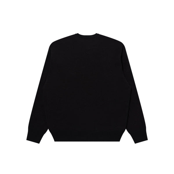 FLAMING B LOGO KNIT SWEATER BLACK