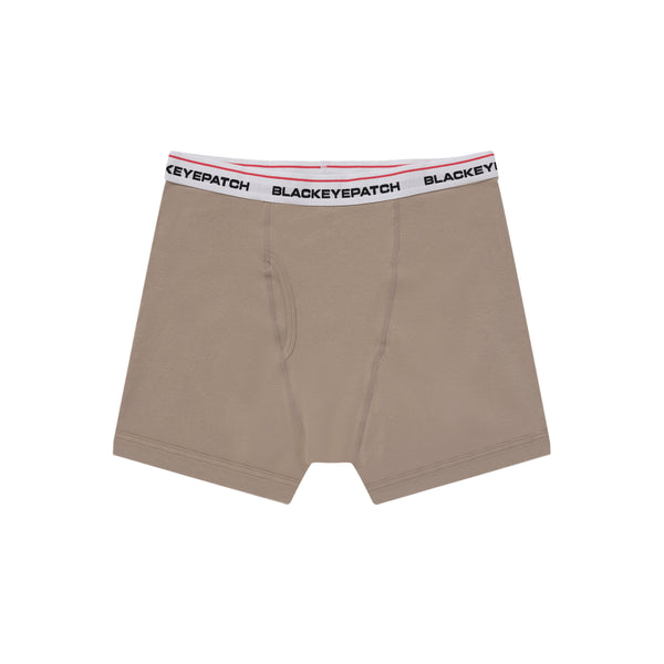 BASIC BOXERS OLIVE/BEIGE