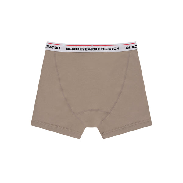 BASIC BOXERS OLIVE/BEIGE