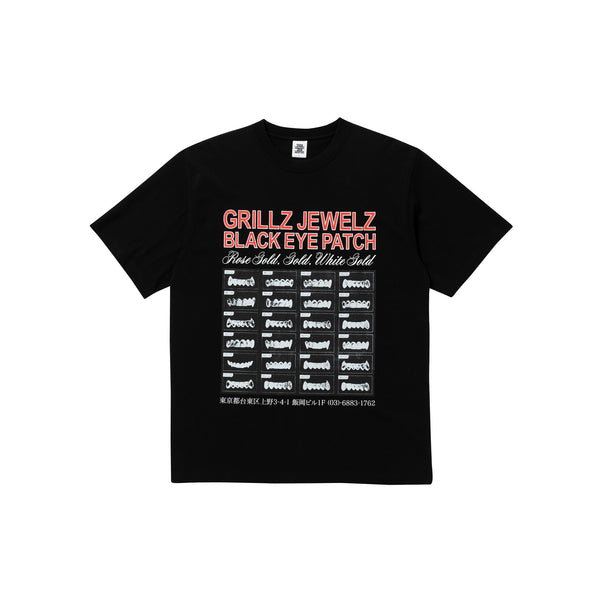 GRILLZ JEWELZ TEE BLACK