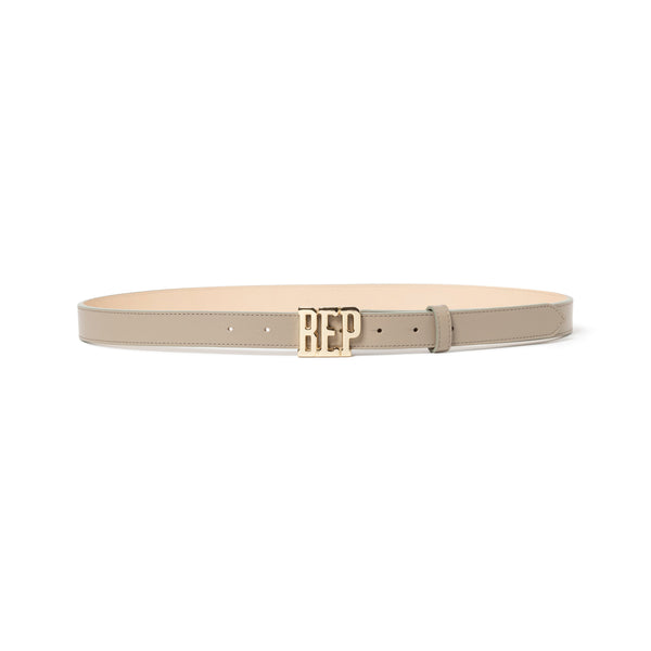 LETTERS BELT MINI GOLD/GRAY