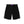 JEANS LOGO REFLECTOR PATCH SHORTS BLACK
