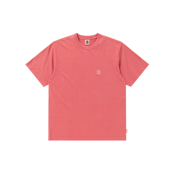 Pigment Dyed Small OG Label Tee, Pink