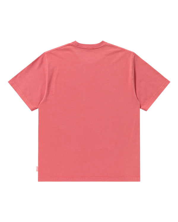 Pigment Dyed Small OG Label Tee, Pink
