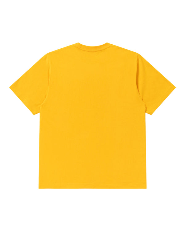 AS ADVERTISED LABEL TEE MUSTARD