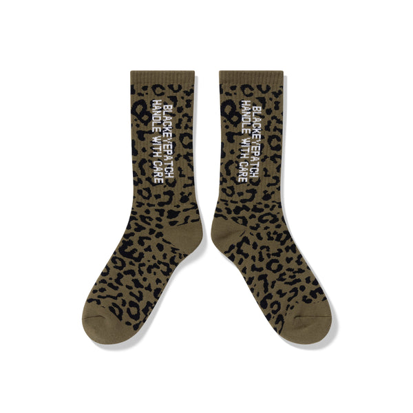 HWC LEOPARD PATTERNED SOCKS