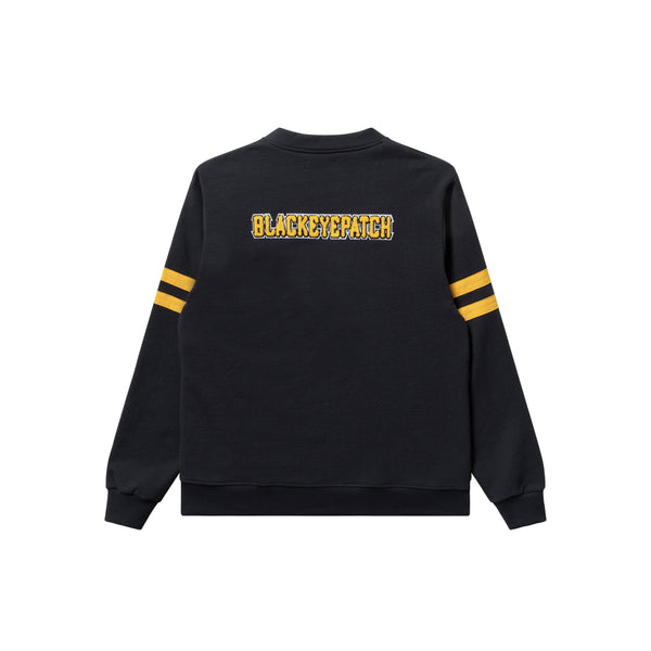 JAGGED B LOGO SWEAT CARDIGAN BLACK