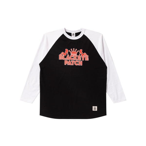 PIMP SPORT RAGLAN L/S TEE BLACK