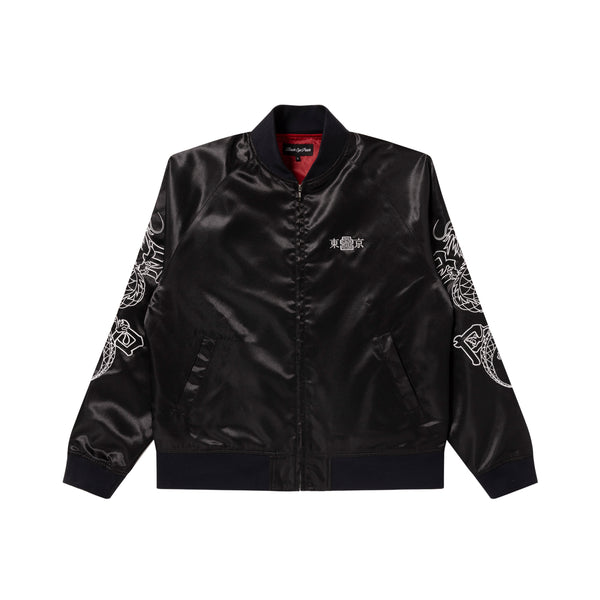 EMBROIDERED TOKYO SOUVENIR JACKET BLACK