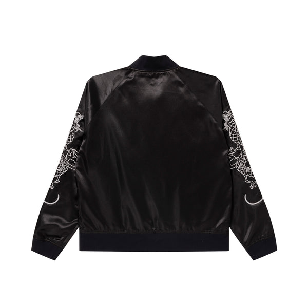 EMBROIDERED TOKYO SOUVENIR JACKET BLACK