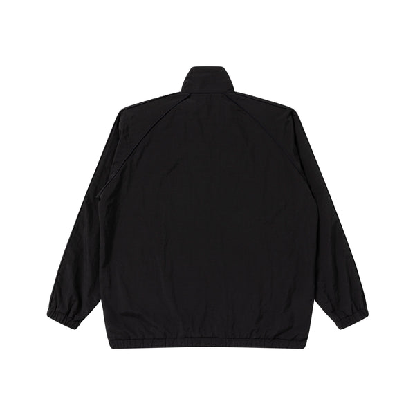 KANJI TAPED NYLON TRACK JACKET BLACK